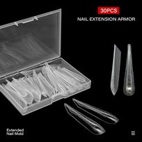 30/150Pcs/Box Mechanical Dragon Claw Nail Forms For Extension Gel Building Gel Nail Molds Manicure Tool