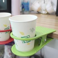 Large Clip-On Desk Cup Holder, Portable Beverage Cup Clip for Desktop, Water Bottle Holder for Home Office Gaming Setup (as the picture,<200ml)
