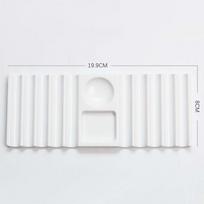 Plastic Multi-purpose Nail Art Pen Holder 10-Compartment Brush Stand With Color Palette Organize And Display Manicure Tool balta