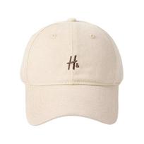 H Letter Raspberry Powder Baseball Cap Big Head Circumference Shows Face Small Hip Hop Hat Washable Sunscreen Sun Visor Hats