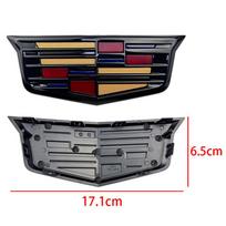 2PCS For Cadillac CT6 ABS Car Front Grille Hood Rear Trunk Door Logo Emblem Sticker Decal Exterior Styling Auto Accessories CT6