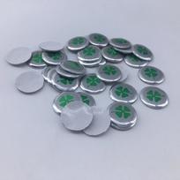 for 11mm 14mm 15mm ForAlfa Romeo 159 147 156 Giulietta GT Aluminium Car Key Emblem StickersMito Brera Giulia F1 Stelvio Volante