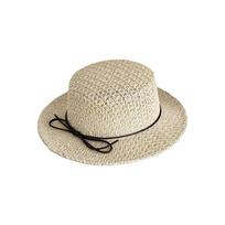 With Bow Straw Boater Hat Breathable Mesh Sun Protection Handwoven Sun Cap Exquisite Craftsmanship Lightweight smėlis