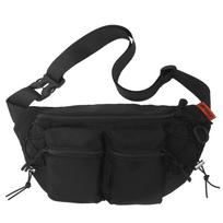 Nylon Multi-pocket Chest Bag Y2k Sports Fanny Pack Fashion Men Waist Bag  Women
