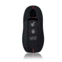 For Porsche Cayenne Panamera Macan Cayman 911 718 918 958 Key Case Cover Shell Fob Remote Key Protector Holder Accessories juoda