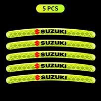 Car Wheel Hub Reflective Sticker Tire Rim Reflective Strips Decoration For Suzuki Swift Sport Jimny Grand Vitara Alto SX4 Across