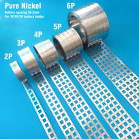 1M Pure Nickel Tape For 18650 Battery Splicing Bracket Cylindrical Lithium Battery Welding series And Parallel Nickel Strip 3P-T0.15mm