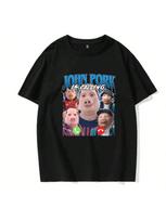 Wounisex Funny Pig Tops Tshirt John Pork Is Calling Answer Call Phone Y2k Tee Shirt Gothic Hip Hop T-Shirt Streetwear Clothes S įvairiaspalvis