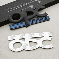 3D Metal OPC Line Logo Badge Front Grill Emblem Trunk Car Sticker For Opel Astra G H J K F Corsa D Zafira B Insignia Mokka Regal