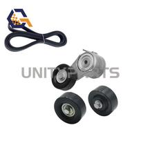 4PCS Serpentine Belt Tensioner Pulley Kit For Jeep Wrangler JK 2.8 07-18 68027611AB 68027611AA 68027602AA 68027603AA 6PK2450