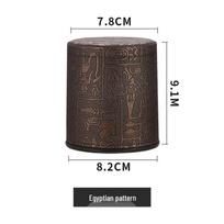 Thickened Gold-Top Leather Dice Shaker for Bar & Tavern