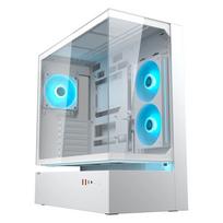COUGAR CFV235 White: A high-airflow PC case featuring the innovative CFV (Central Floating Ventilation) structure. White model [CGR-2DA4W]