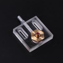 0.192mm 0.195mm Ruby Water Nozzle Cooling Plate Molybdenum Wire Guider EDM Parts With Panel Medium Speed Wire Cut Machine