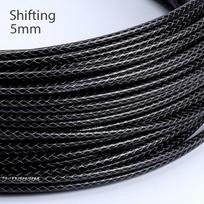 3m 5mm MTB Road Bike Bicycle Brake Derailleur Cable Weaving Line Pipe Housing Tube Variable Speed Shifting Brake Wire housing Shift  Black