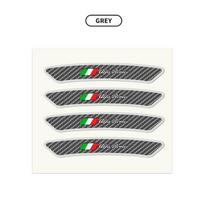 4Pcs Car Rims Wheels Curved Carbon Fiber Sticker Decal For Alfa Romeo Giulia Stelvio Giulietta 156 159 147 Mito Tonale GT