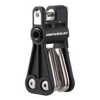 18-in-1 Bicycle CO2 Cylinder Pump Gas Nozzle with Screwdriver Wrench Chain Cutter Schrader &  Valve Bicycle Accessories as show