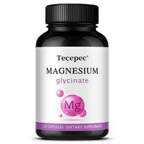 Magnesium 200 Mg Dietary Supplement, Magnesium Glycinate, 120 Capsules Per Bottle 120 Capsules