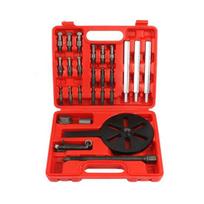 Internal Bearing Disassembly Puller Tool Set Rustproof Corrosion Resistant Automotive Bicycle Bearing Removal Tool Blind Hole Bearing Puller Set raudona