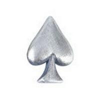 DarkDream Sterling Silver Red & Black Poker Suit Mini Stud Earrings 925 Sterling Silver