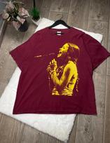 Alanis Morissette Vintage 2002 Graphic T-Shirt XL Burgundy Band Tee Cotton L