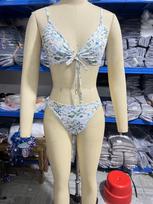 2024 Trendy Sheer Non-See-Through Tie-Up Bikini Swimsuit for Women - Breathable, Tan Line Free Beachwear. Large
