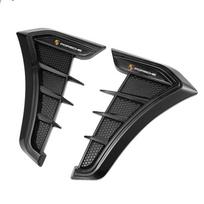 1 Pair Universal Carbon Black Car Fender Vents Air Sticker Cover For Porsche Cayenne Panamera Macan Boxster Cayman 718 911