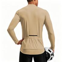 Men's Long Sleeve Quarter Zip Pullover Breathable Quick Dry Moisture Wicking Athletic Shirt Lightweight Stretch Fit L