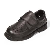 Kids' Non-slip Genuine Leather Velcro Sandals - Super Soft Summer Shoes for Boys 30/19.3cm