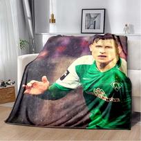 Werder Bremen Flannel Blanket, Soft Warm Throw with Football Club Logo Print, Cozy Bedding for Soccer Fans 80cm x 120cm