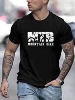 Unisex'S Casual Short-Sleeve T-Shirt With Unique Letter Design L