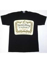 Unisex Hennything Is Possible Unisex Black T-Shirt XL