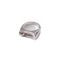 Dark Style S925 Sterling Silver Mountain Design Adjustable Women's Ring Adjustable Opening