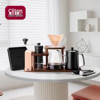 CLITON Manual Coffee Grinder and Brew Set