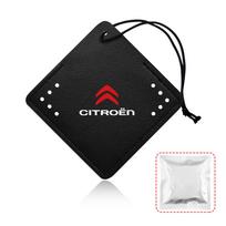 1pc Car Air Freshener Natural Scented Hanging Aromatherapy Block Shape For Citroen Logo C3 C4 DS3 C1 Picasso C-ELYSEE Styling 1pc
