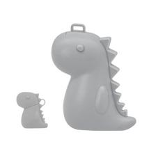 2in1 Toothbrush Head Protective Cover Dinosaur Shape Plastic Toothbrush Dust Cap Cover Portable with Mini Toothpaste Storage Box