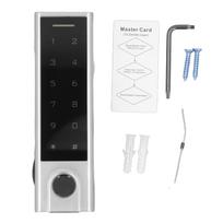 Fingerprint Access Controller Waterproof Metal Access Control Keypad for EM Card 125KHz 13.56MHz