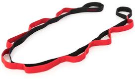 Pasipriešinimo guma Gymstick Stretching Belt, 180 cm x 2.5 cm x 0.5 cm, juoda sp.