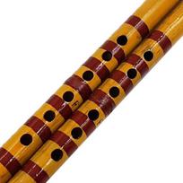 Tradicinis ilgas bambuko fleita klarnetas studentų muzikos instrumentas 7 skylės 42,5 cm