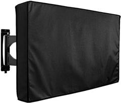 Šviesiai kreminės spalvos Premium vandeniui atsparus lauko televizoriaus apsauginis užvalkalas, Atsparus oro sąlygoms lauko televizoriaus korpusas FOR 22-24inch TV