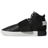 Adidas Originals Tubular Invader Strap Comfortable Non-Slip Durable Mid-Top Skate Shoes Men Sneakers Black BY3636 44