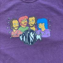 Vintage PHISH x The Simpsons band cartoon T Shirt S-4XL Unisex cotton BL1469 XL