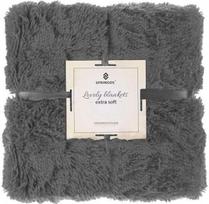 Pledas Springos Lovely Blankets Extra Soft, tamsiai pilka sp., 200 cm x 220 cm