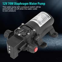 DC 12V 0.9Mpa 6L Min Water High Pressure Diaphragm 70W Self Priming Pump