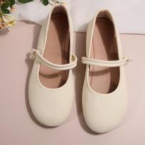 Women's Flat Shoes Autumn New Round Head Shallow Mouth Soft Sole Anti-slip Wear-resistant Low-top Single Shoes 36
