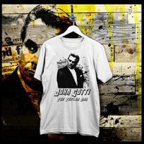 Gangster T-shirt Mob Life John Gotti Al Capone Dillinger Luciano Teflon Don tee 2XL