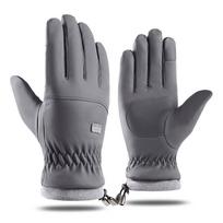 Winter Gloves Touchscreen Fleece Lined Warm Gloves Insulated Anti Slip Waterproof Thermal Ski Gloves for Men Women