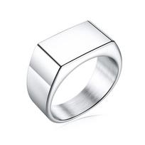 Nauji Metaliniai Blizgūs Žiedai Vyrams Geometrinio Platumo Parašo Žiedas Piršto Juosta Roko Punk Stiliaus Madingas Žiedas Papuošalų Aksesuarai Didmeninė Prekyba 7