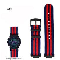 Nylon Canvas Watchband For GSHOCK Casio DW5600 DW-5600 GA110 GA100 GA120 GM2100 GA2100 GA2110 Modified Band Sports Strap 16mm