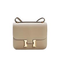 Palm pattern cowhide underarm small square bag, leather versatile shoulder messenger bag
