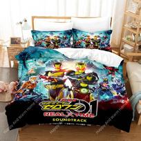Kamen Rider Zero-One Bedding Set Single Twin Full Queen King Size Bed Set Aldult Boys Bedroom Duvetcover Sets 3D Print Anime EU Single(135*200cm)3pcs